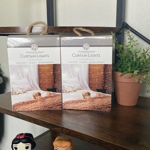 Set of 2 Curtain Lights in Cool White